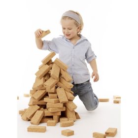 KORXX-Bauklötze Cuboid M natur, 60-tlg.-image