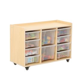 Mobiles Regal m.3 Reihen- 8 kleine & 2 große Boxen-image