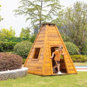 Outdoor Spielhaus Waldhütte-image