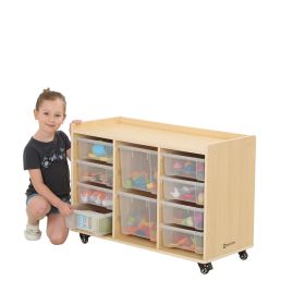 Mobiles Regal m.3 Reihen- 8 kleine & 2 große Boxen-image