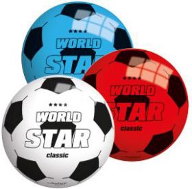 Fußball World Star 9 farb. sortiert Ø 22 cm-image