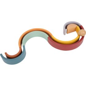 Holzbausteine Regenbogen Safari-image