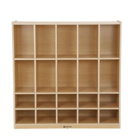 Rucksack- und Schuhregal f. 10 Kinder-image