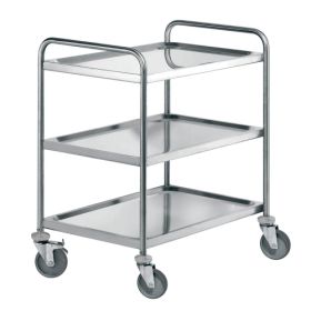 Edelstahl-Servierwagen, zerlegt-image