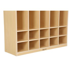 Rucksack- und Schuhregal f. 10 Kinder-image