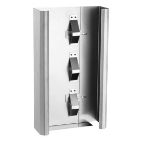 Einmalhandschuh-Spender Edelstahl, 3-fach-image