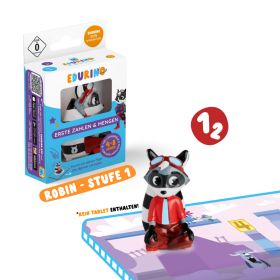 EDURINO Figur Robin, "Zahlen und Mengen ab 4", Zugang zur EDURINO-Lernwelt-image
