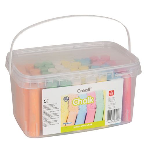 Straßenmalkreide, 50 Stk., farbig sortiert-image