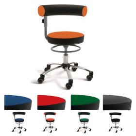 Sanus Gesundheitsstuhl Classic, Lehne höhenverstellb., Stoffbezug, extra niedrig, Farben nach Wahl-image