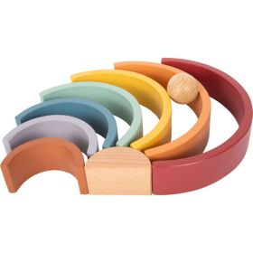 Holzbausteine Regenbogen Safari-image