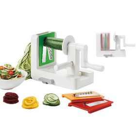 Tisch-Spiralschneider, Kunststoff/Edelstahl, 20 x 15 x 12 cm-image