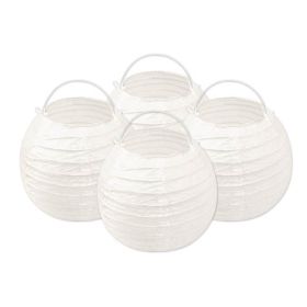 Papierlampions weiß, Ø ca. 15 cm, 4er Set-image