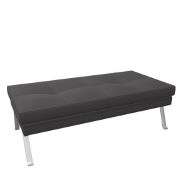 2er Sitzbank Ona mit Metallgestell B/H/T: 131x44x67 cm-image