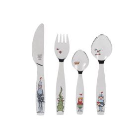 Kinderbesteck Eckbert, Edelstahl, 4-teilig-image