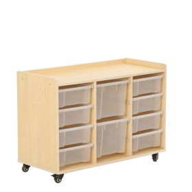 Mobiles Regal m.3 Reihen- 8 kleine & 2 große Boxen-image