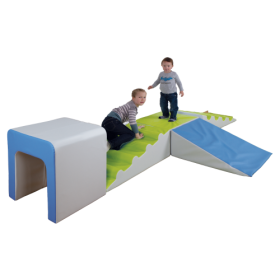 Kunstlederelemente-Set Set 4, 5-teilig, B/H/T: 300x60x150 cm (Maße lt. Anordnung im Bild)-image