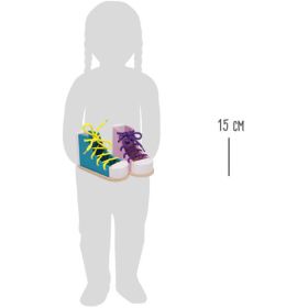 Fädelschuhe Schleife binden-image