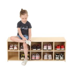 Kindergarten Schuhregal für 10 Paar Schuhe-image