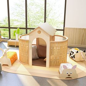 Indoor Spielhaus inkl. Boden-Matratze-image