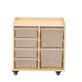 Mobiles Regal m.2 Reihen-4 kleine & 2 große Boxen-image