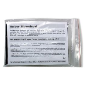 Baldur Silberwindel mit Kapuze, 1 m x 80 cm-image