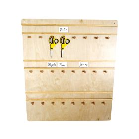 Scherenbrett für 24 Scheren inkl. Leiste für Namen-image