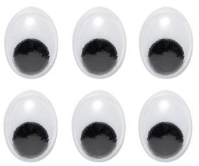 Wackelaugen oval, 10 x 7 mm-image