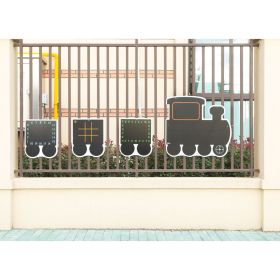 Outdoor-Kreidetafel "Zug", 4-tlg.-image
