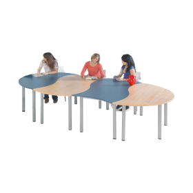 "SoooRounD" Tafelrunde I bestehend aus 4 Tischen B/H/T: 160x72x80 cm (je Tisch)-image