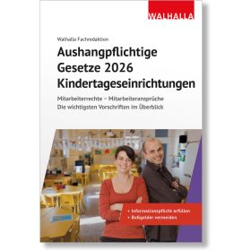 Aushangpflichtige Gesetze 2026 Kindertageseinrichtungen-image