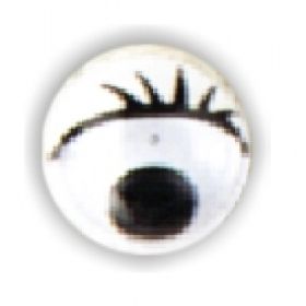 Wackelaugen mit Wimpern, Ø 7 mm-image