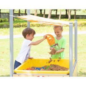 Mobiler Matschtisch mit Schrägdach-image