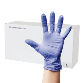 Nitril-Einmalhandschuhe, blau, gross, 200 Stk.-image