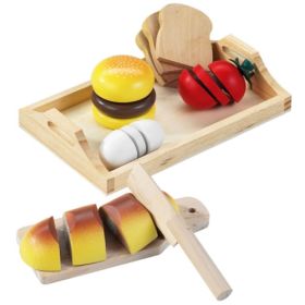 Holztablett & Holzmahlzeit-image