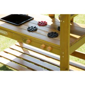 Outdoor Spielküche aus Holz mit Dach-image