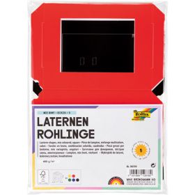 Laterne aus Fotokarton mini, 5 Stk., Sortiment-image