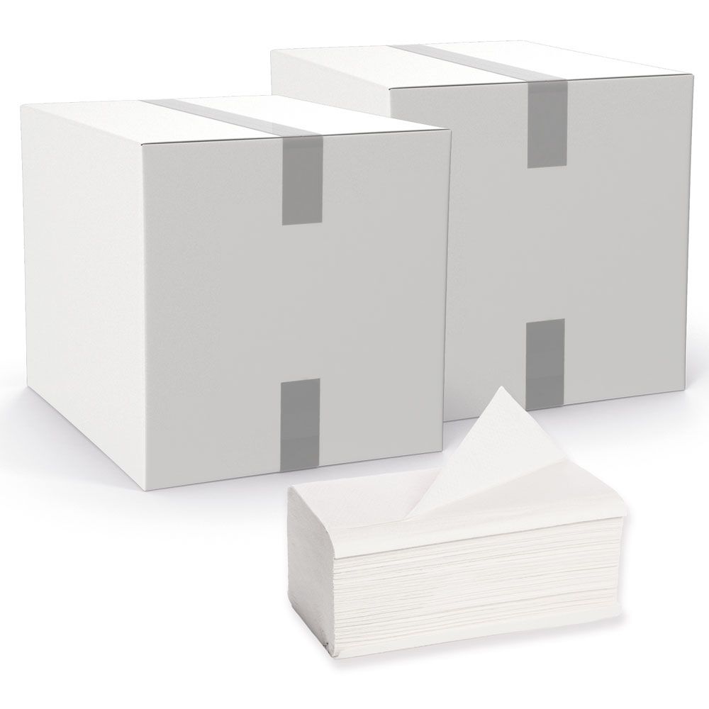 Papierhandtücher comfort eco weiss, Zick-Zack, 2x 3200 Blatt-image