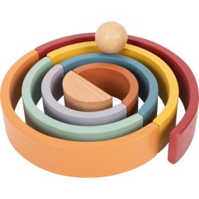 Holzbausteine Regenbogen Safari-image