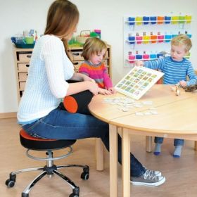 Sanus Gesundheitsstuhl Classic, mit höhenverstellbarer Lehne, Stoffbezug, Farben nach Wahl-image