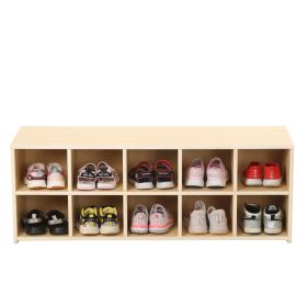 Kindergarten Schuhregal für 10 Paar Schuhe-image