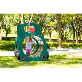 Außenspielgerät Set Kriechtunnel Lokomotive + Waggon-image