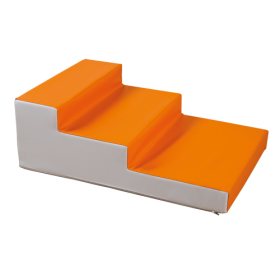 Kunstlederelement Treppe, Kunstleder schwer entflammbar B/H/T: 90x30x60 cm-image