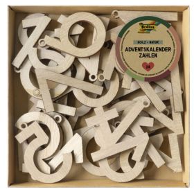 Adventskalender-Zahlen aus Holz-image