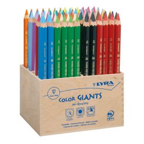 Lyra Farb-Riesen Holzaufsteller, 96 Stk., lackiert-image