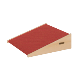 Spielpodest "kleine Rampe", mit Teppichbelag B/H/T: 78x24x78 cm, Podest als stabile Multiplexkonstruktion, "Rampe klein"-image