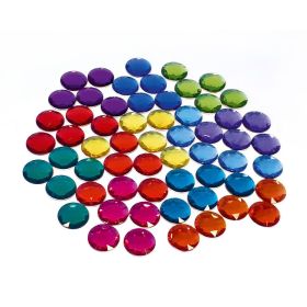 Maxi Funkelsteine, 60 Stk., 12 Farben sortiert-image