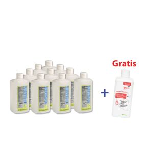 Poly-Alcohol Hände-Antisepticum, 10 x 500 ml + 1 x 500 ml Alsoft Creme C gratis