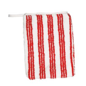 Reinigungshandschuh weiß/rot-image