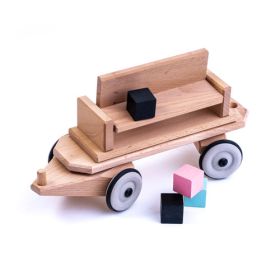 DYNAMIKO Holzzug Lore/Kippwagen-image