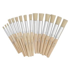 Schablonierpinsel Set, je 3 Stk. pro Größe-image